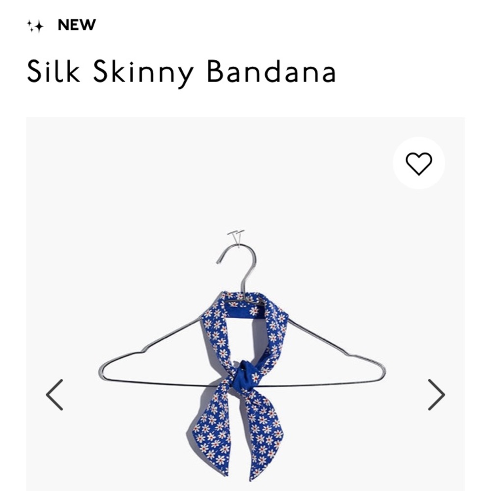 ISO MADEWELL SILK SKINNY HEADBAND -BRILLIANT ROYAL